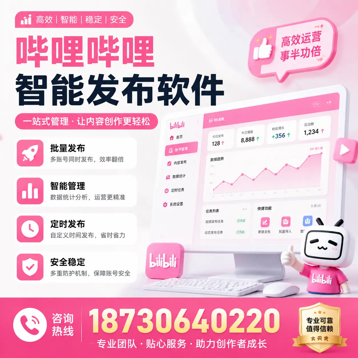 如何评估哔哩哔哩智能发布软件的ROI?神农架 企业必读