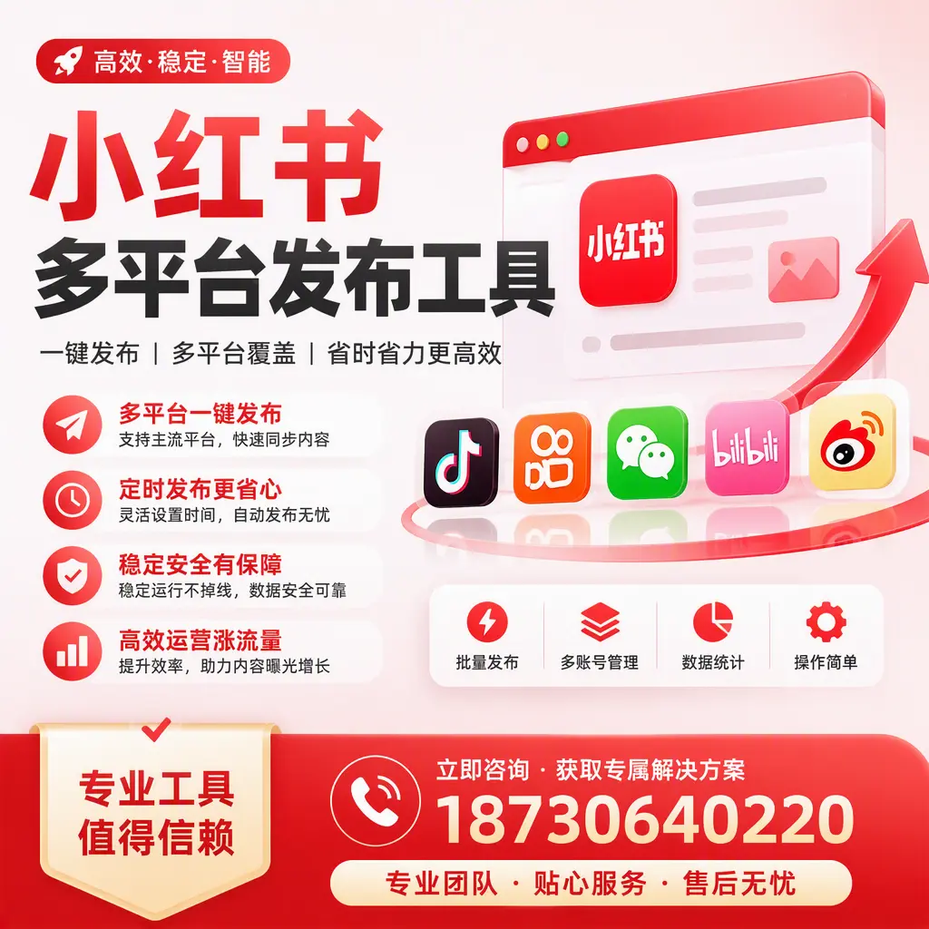 在 神农架 小红书多平台发布工具的市场前景分析